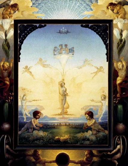Philipp Otto Runge The Small Morning France oil painting art